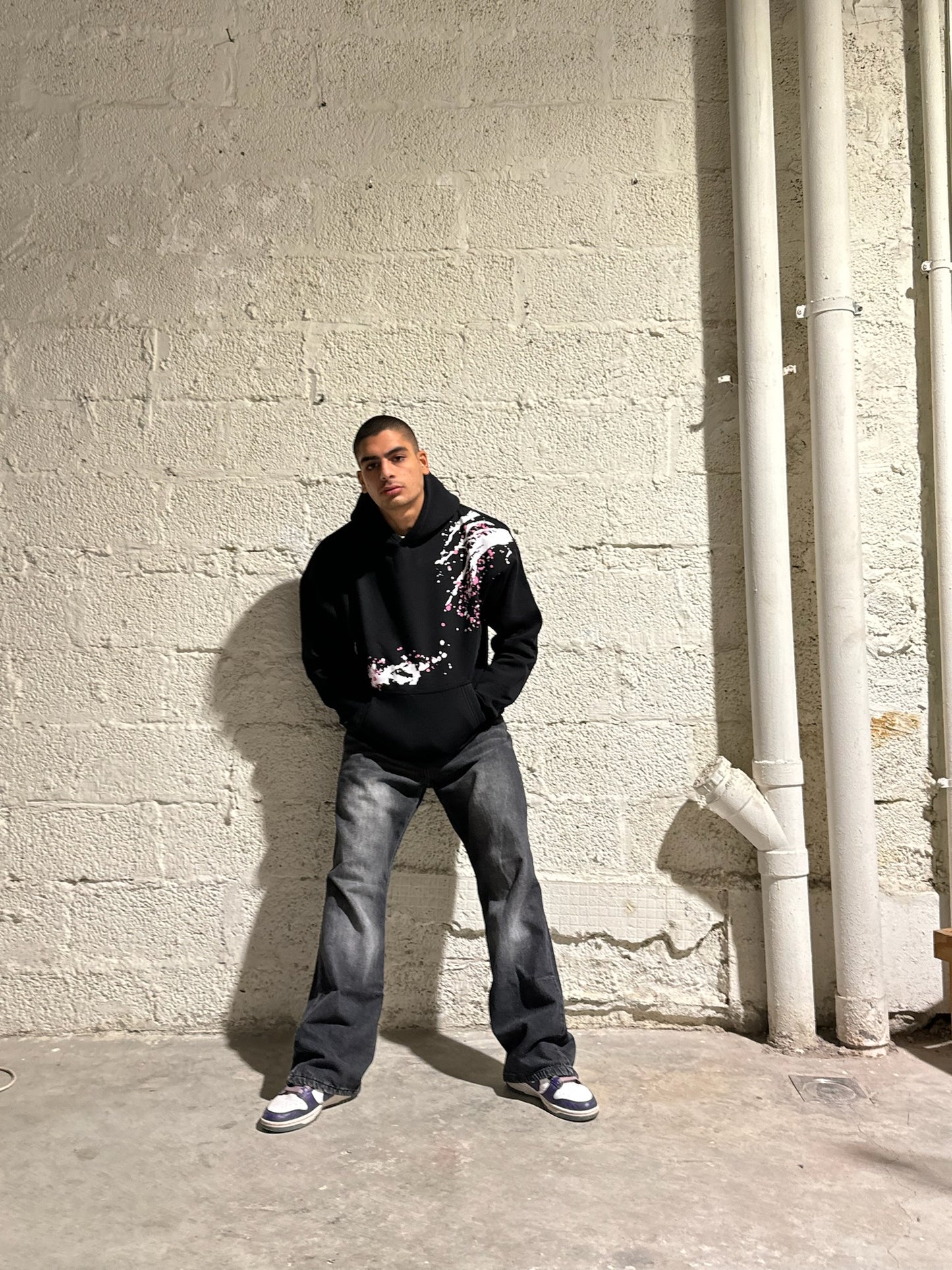 Far Neinte Black Hoodie