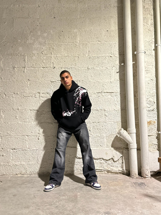Far Neinte Black Hoodie