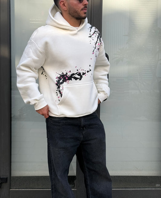 Far Niente White Hoodie